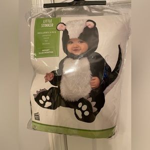 Like new in original package, little stinker skunk infant 12-24 month costume